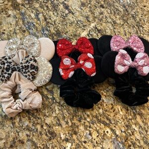 Minnie Mouse hair scrunchie NIP- PICK ONE (Disney Inspired)